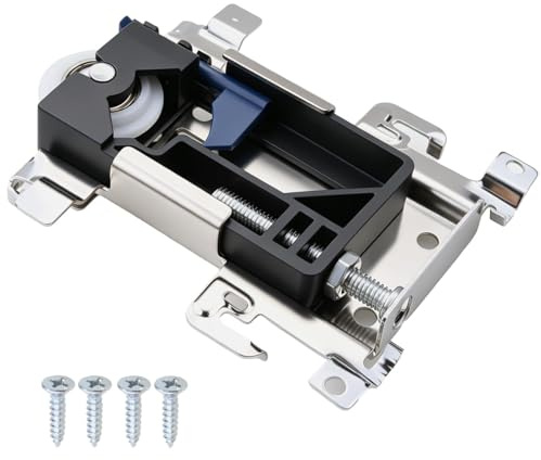 Sliding Wardrobe Door Roller Kit Compatible with Spacepro 17-4264X-000 | Heavy Duty Rollers, Smooth Sliding Action, Easy Replacement, for Spacepro iSpace, Durable Construction, Includes Track Guide