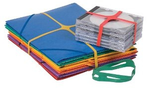 Q-Connect X-Band Rubber Bands 100x11mm Assorted Colours 100g KF14679