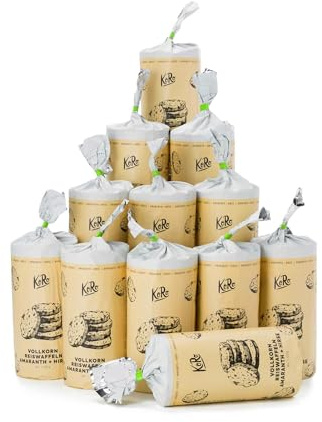 KoRo - Galettes de riz complet bio amarante et millet 12 x 120 g
