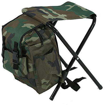 VGEBY1 Angeln Sitz, Cooler Backpack Stool Wandern Sitz Tisch Tasche Hocker mit Aufbewahrungstasche für Outdoor-Aktivitäten