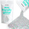 Hemway Eco Friendly Biodegradable Glitter - Silver Holographic | Chunky Plant-Based Metallic Flakes for Arts & Resin Crafts | Bio Supplies for Festival, Hair, Face, Body & Nail Art Decoration | 100 g