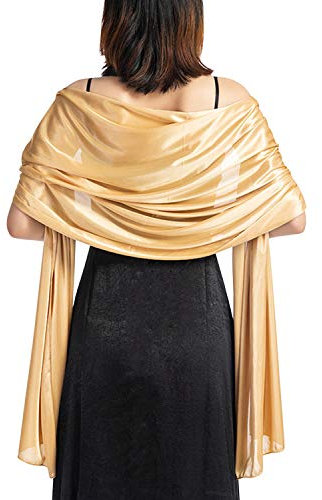 Petalum Elegant Braut Schal Stola Schal für Kleider, Hochzeit Party Retro Umschlagtücher Leicht Weich Schal Wraps