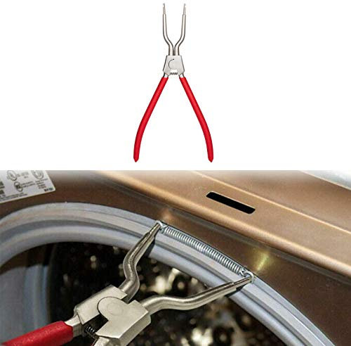 383EER4001A Pince de retrait de ressort de machine à laver LG et Samsung (rouge)
