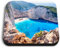 1 x Square MDF Fridge Magnet - Zante Greece Greek Travel 2308