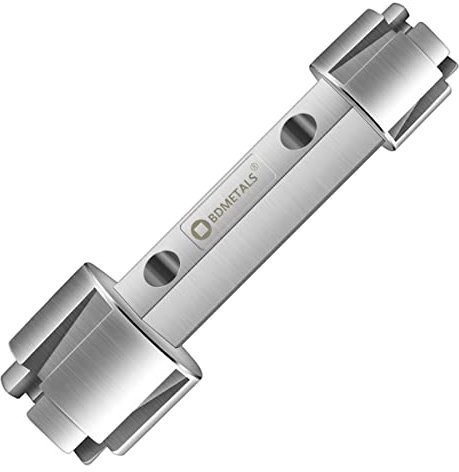 Bdmetals Tub Drain Remover Wrench-Die-Cast Aluminum Tub Drain Tool Wrench for Bathroom and Bathhouse