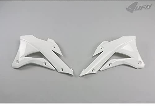 ouïes de radiateur ufo blanc kawasaki kx85