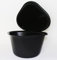 TUPPERWARE Tischmüll Eimer Bio Mülleimer Adretto in Schwarz 2,5L + Joghurtbecher