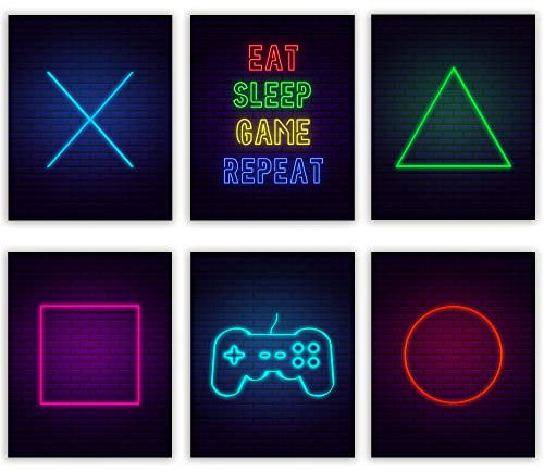 Carteles de juegos para niños Decoración de pared