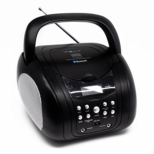 Radio CD NEVIR NVR483UB Bluetooth MP3 Negro/Plata