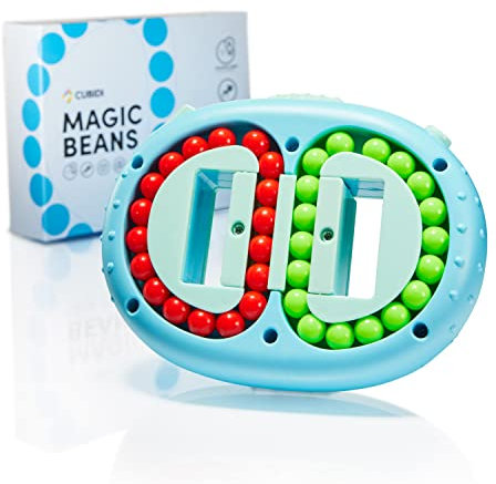 CUBIDI® Original Magic Bean - Blau, doppelt | Spannendes Knobelspiel für Kinder und Erwachsene Jungen und Mädchen ab 6 Jahren
