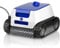 GRE ER230 - Robot Nettoyeur électrique pour piscines enterrées jusqu'à 9x4m, nettoie Le Fond, Les parois et la Ligne d'eau en 2h, Blanc, Bleu et Noir
