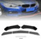 Frontsplitter, 5 Stück Frontstoßstangenlippen-Körper-Kit Universal-Frontstoßstangenspoiler Seitenlippensplitter Spoiler Diffusor Canard Protector für Auto