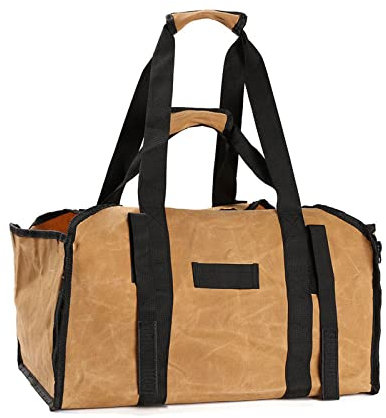 Im Freien Picknick Tragbare Nasse Wachs Leinwand Aufbewahrungstasche Brennholz Schneiden Wasserdichte Verpackung Tasche