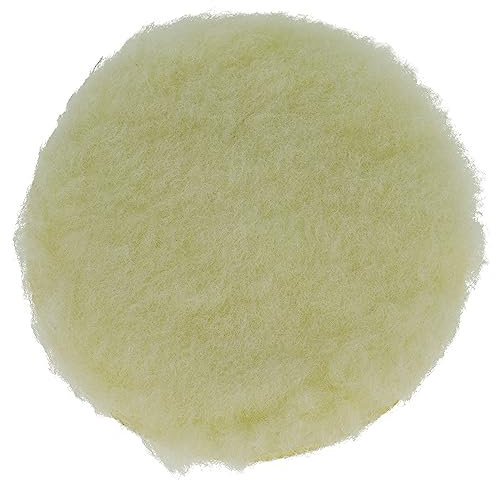 vhbw Polierschwamm kompatibel mit Bosch PEX 300 AE, PEX 400 AE Exzenter- & Schwingschleifer - 12,5 cm Arbeitsdurchmesser, 16 g, beige