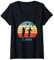 Damen Lidia Basketball Geschenk - Custom Name Shirt - Lidia T-Shirt mit V-Ausschnitt