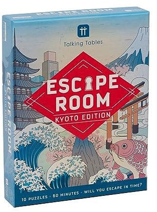 Talking Tables veranstaltet Ihr Escape-Room-Spiel Kyoto Edition, einen interaktiven Spieleabend für die ganze Familie. Lösen Sie Rätsel und Finden Sie Hinweise, um rechtzeitig zu entkommen, 14+
