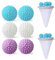 Waschball für Waschmaschine, 8 Stück Waschkugel Wiederverwendbare Waschbälle Trocknerbälle Wäschetrockner Trockner Ball mit Waschmaschine Haarfilter für Heim Kleidung Reinigung