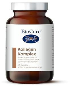 BioCare Collagen Complex - Vitamin C & Zink mit Marine Collagen, Hyaluronsäure & Nukleotiden - 120 Kapseln