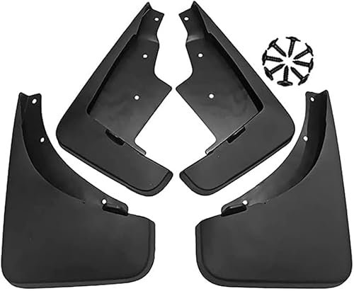4 Pezzi Auto Paraspruzzi per Jeep Compass 2011-2016, Paraspruzzi Ruote Anteriori Posteriori Paraspruzzi Parafanghi