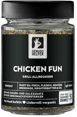 Bremer Gewürzhandel Chicken Fun, Grillen DaLuxe, Gewürzzubereitung für Grill- und Ofengerichte, 75g im Glas