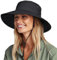 FURTALK Sun Hat for Women Men UV Protection Safari Hat Women Summer Wide Brim Packable UPF50+ Hiking Fishing Cowboy Style, Black