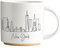 COLLECTIVE HOME Skyline Keramiktasse, Kaffeetasse, Landschafts-Tassen, 425 ml, elegante personalisierte Tasse mit Geschenk-Box, luxuriöse Tassen für Büro und Zuhause (New York)
