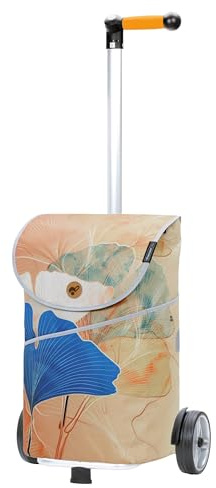ANDERSEN Einkaufstrolley - Shopper Mix A28 | mit ergonischem 3-Wege-Griff, höhenverstellbar, aus Alu, bis 40 kg - Tasche Limited Edition, Seitenfach, Innenfach, 46 L