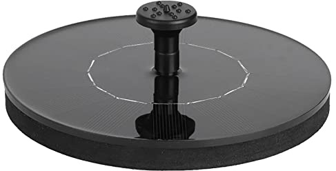 Solar Creative Solar Power Floating Fountain 180L/H 1.4W Solar Bird Bath Fountains Solar Fountain Pump Solar Water Fountain for Garden Pond Pool Fish