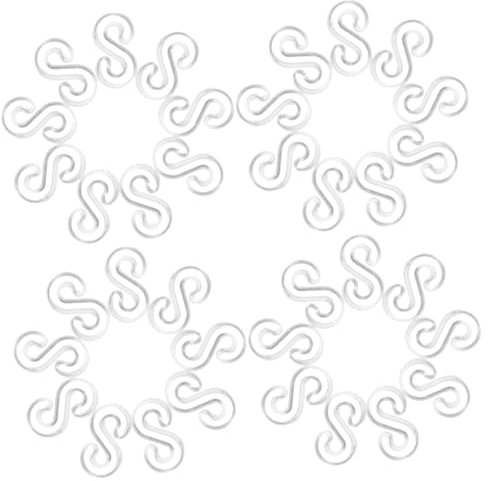 500 Stücke S Clip Gummibänder Armband Kit Armband Clips Gummiband Haken