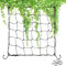 Grow Netz 60x60cm, Pflanzennetz für Kletterpflanzen, Elastisches Mesh Zelt Ranknetz, Wachsen Zelt Netz, Stütznetz, Garten Netz mit 4 Haken für Pflanzen, Gemüse, Obst, Blumen