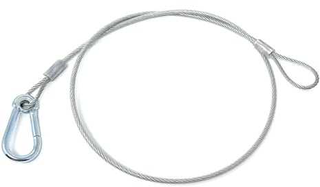 Safety Bond Wire for Stage Lighting – Galvanized Chain for DJ, Disco, and Lighting Effects (860mm x 3.2mm - 50kg)