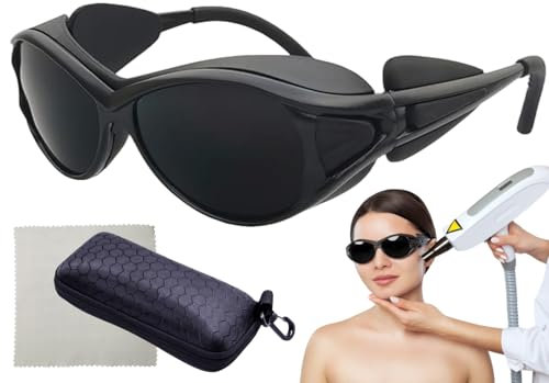 Laser Safety Glasses 200-2000nm IPL Safety Glasses for Laser Beauty, Laser Hair Removal, Red Light Laser Therapy, Sunbathing Eye Protection