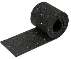 REGUPOL 1720 Antirutschmatte Ladungssicherung Gummigranulat Rolle 1200mm Bautenschutzmatte 6mm Höhe Antirutschmatte LKW 100mm Anhänger PKW Gummimatte