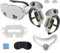 For Meta Quest3S Comprehensive Silicone Cover Set 7 Essential Accessories for Enhanced VR Experience (black)