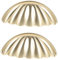 Artibetter 2Pièces Poignées de Meuble Rétro Poignées de Tiroir Élégantes Forme de Accessoires pour Armoires et Commodes Finition Dorée