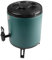 Cubo de té aislado para exteriores para servir fácilmente, aislamiento de espuma premium (6 L, verde)