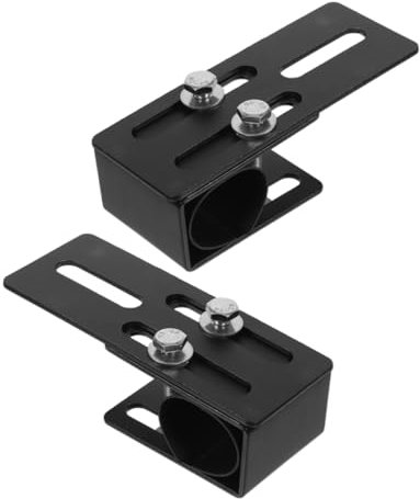 HOODANCOS 1 Paar Lichtleisten Halterungen für Fahrzeugdachträger Sichere und Praktische Montageklammern für Passend für SUV Dachträger aus Robustem Gefertigt