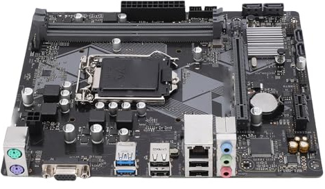 Cuifati H310M F R2.0 Motherboard for LGA 1151 9th 8th Gen Core 14nm CPU Processors, Double Channel DDR4, PCIe 3.0, Up to 2933MHz DDR4, 6 Serial ATA III Ports, VGA Gigabit LAN