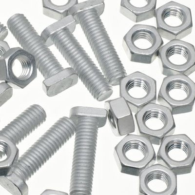 GREENHOUSE EXTRA LONG CROPPED HEAD BOLTS & NUTS - PACK OF 15