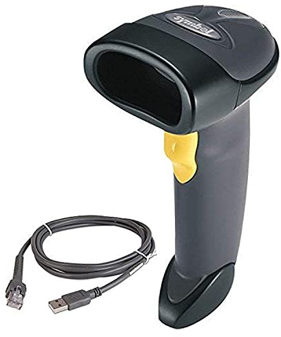 Zebra LS2208-7AZU0300SR LS2208 Black (with Stand) PowerPlus Kit: LS2208-SR20007R Scanner, CBA-U03-S07ZAR USB PowerPlus Cable, 20-61019-02R Stand LS2208 USB KIT PWR PLUS BLACK W.INTELLISTAND