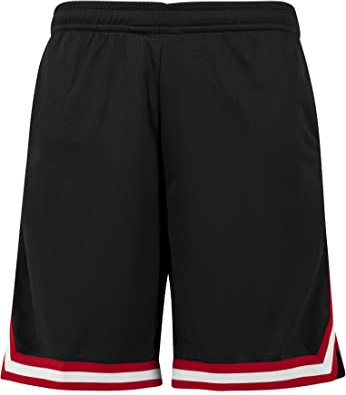 Urban Classics Herren Shorts Stripes Mesh Shorts, lässige Mesh Shorts für Männer, Straight Leg, erhältlich in verschiedenen Farbvarianten, Größen S-5XL