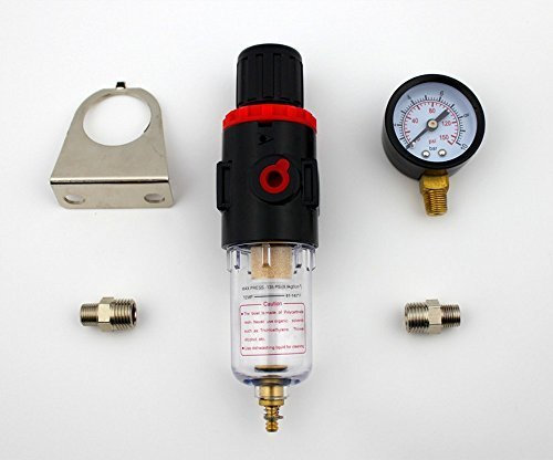 ABESTAIR compresseur aérographe Régulateur de pression Piège Filtre Water Eau humidité Gauge AFR-2000