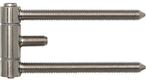 Stahlzargenband 3-tlg. m. Aushängesich. brandschutz. Band 18 x 61 mm,vernickelt
