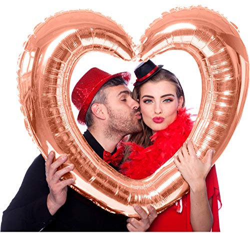 Generique - S/Shape Frame Heart Rose Gold 80x70