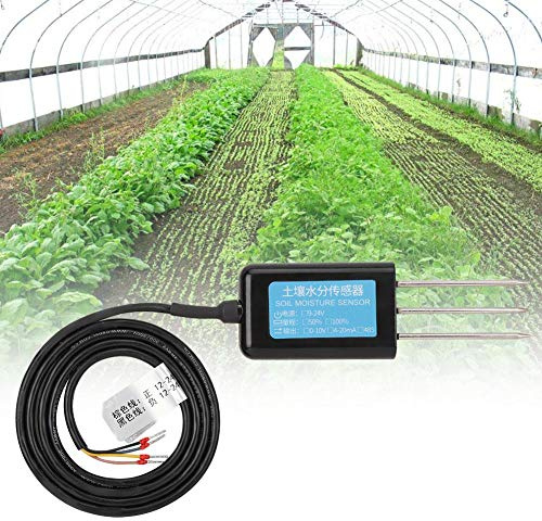 Sensor de humedad del suelo, salida de 4-20MA Medidor de prueba de sensor de humedad de suelo de invernadero impermeable
