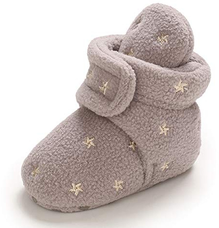 MASOCIO Baby Jungen Mädchen Weiche Sohle Wärme Wintersstiefel Kleinkind rutschfest Winter Krabbelschuhe
