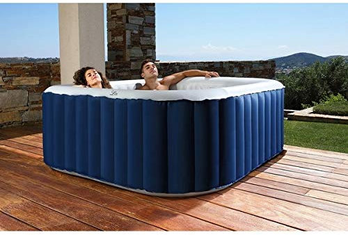 Bagno Italia Minipiscina gonfiabile idromassaggio 158 cm auto gonfiante 4 posti 108 getti spa relax giardino Mspa