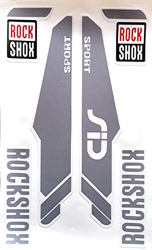 NGHSDO Adesivi Bici Autoadesivo della Forcella della bibita della Mountain Bike di 2 Pezzi Adesivi MTB (Color : Grey)