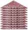 Karl Loven BANDANA 5 Stück Terracotta - Paisley Mandala Muster - 100% Baumwolle TÜV geprüft - Dicker Stoff - 20 Exklusivfarben