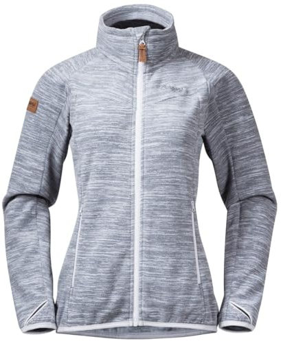 Bergans Hareid Fleece W Jacket NoHood - Aluminium - S